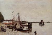 Boudin, Eugene - Anvers, Fishing Boats